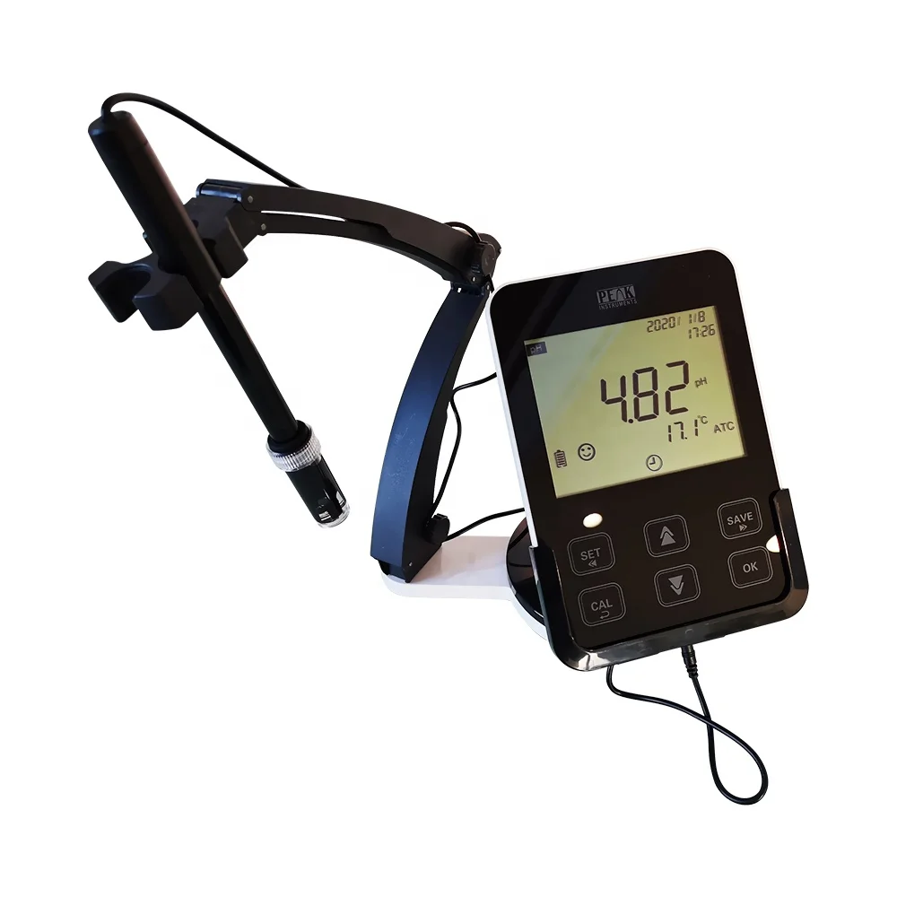 Peak Instruemnts Good Quality 5 Inch Touch Screen PH and Tds Meter Combo Tablet Ph Ec Controller Meter
Peak Instruemnts Good Quality 5 Inch Touch Screen PH and Tds Meter Combo Tablet Ph Ec Controller Meter