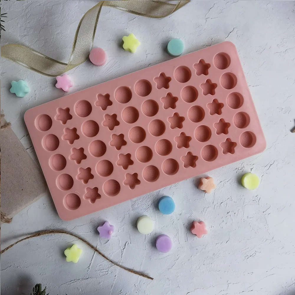 50 Even Round Five-pointed Star Chocolate Pet Toy Jelly Pudding Soap Cake Mold Decoration Tools Kitchen Baking Accessories
50 Even Round Five-pointed Star Chocolate Pet Toy Jelly Pudding Soap Cake Mold Decoration Tools Kitchen Baking Accessories