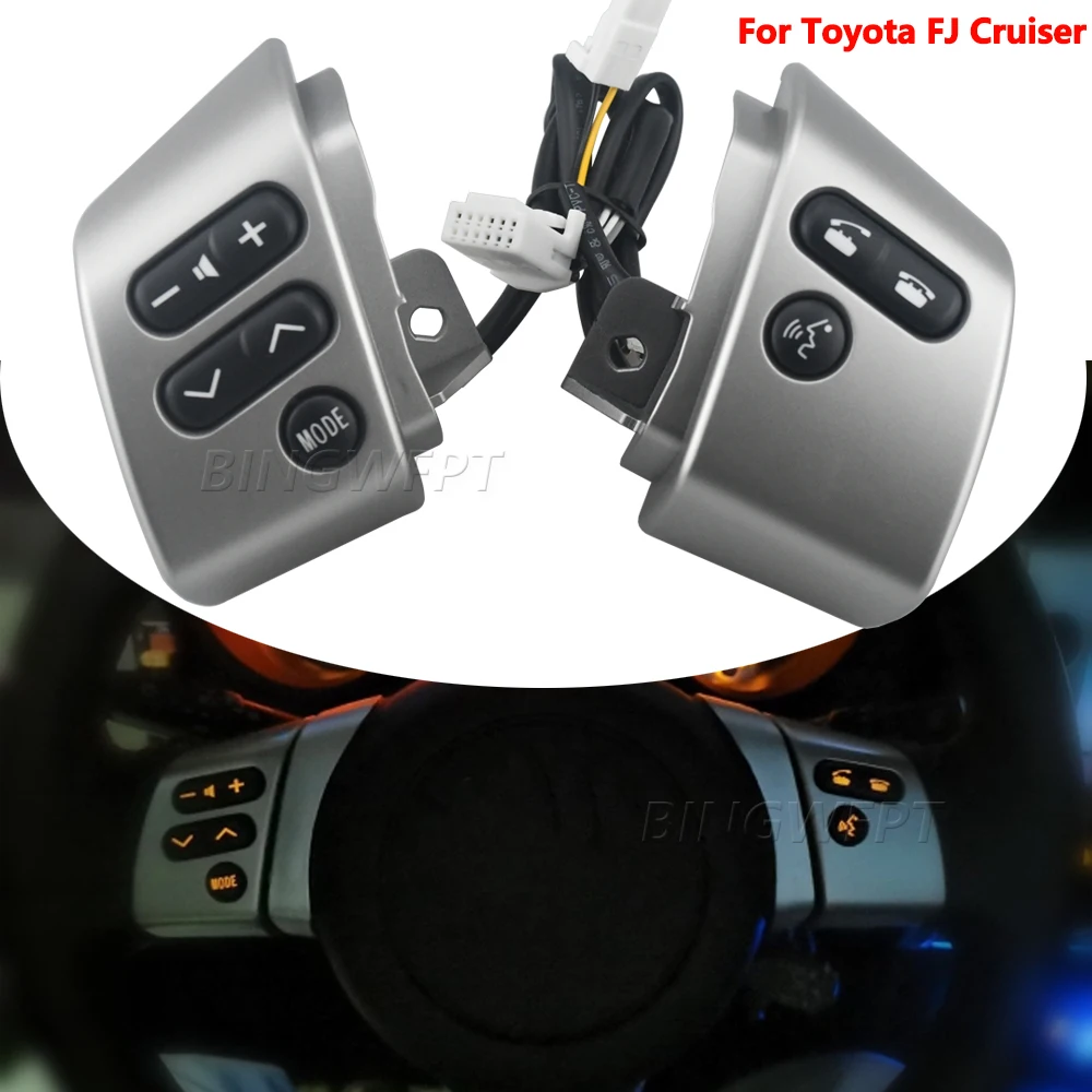 Steering Wheel Button For Toyota FJ Cruiser 2006-2022 Steering Wheel Audio Volume Music Control Switch Button With Backlight
Steering Wheel Button For Toyota FJ Cruiser 2006-2022 Steering Wheel Audio Volume Music Control Switch Button With Backlight
