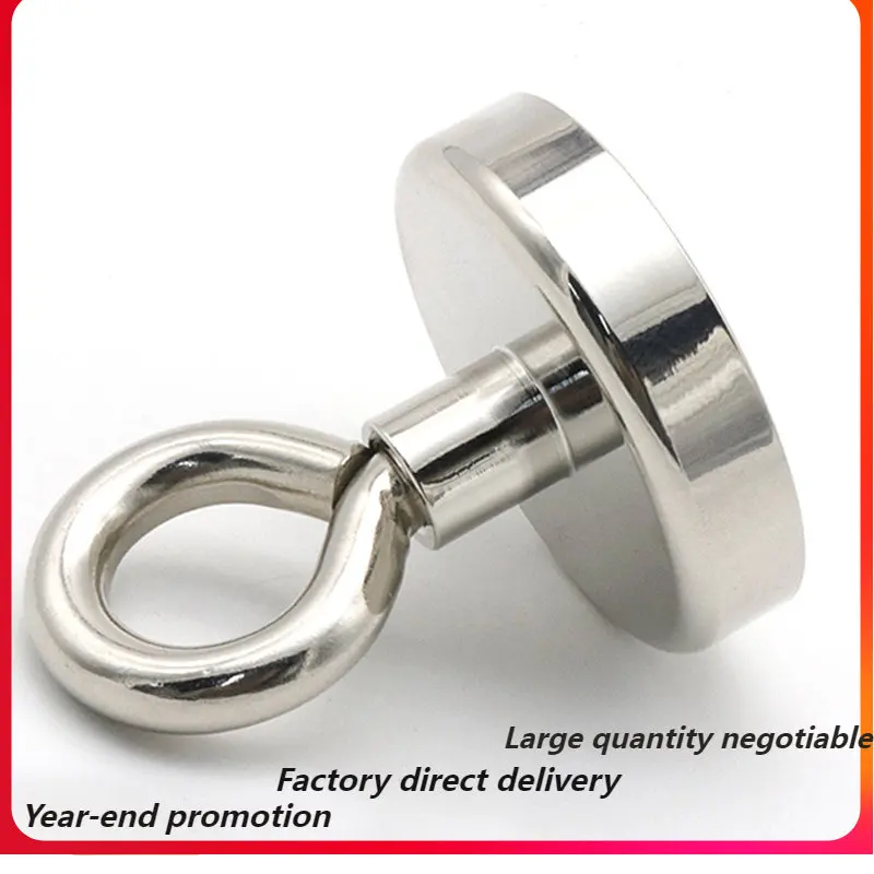 Neodymium strong hook metal circular closed mouth Hook Sheep Eye Magnet Hook Closed Salvage Searcher Rotatable Sucker
Neodymium strong hook metal circular closed mouth Hook Sheep Eye Magnet Hook Closed Salvage Searcher Rotatable Sucker