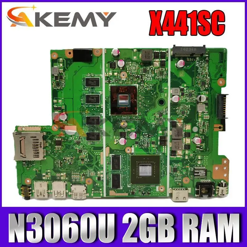 Материнская плата Akemy X441SC REV2.1 Материнская плата Asus X441S X441SC, протестированная материнская плата OK N3060 CPU 2GB-RAM GT810M
Материнская плата Akemy X441SC REV2.1 Материнская плата Asus X441S X441SC, протестированная материнская плата OK N3060 CPU 2GB-RAM GT810M