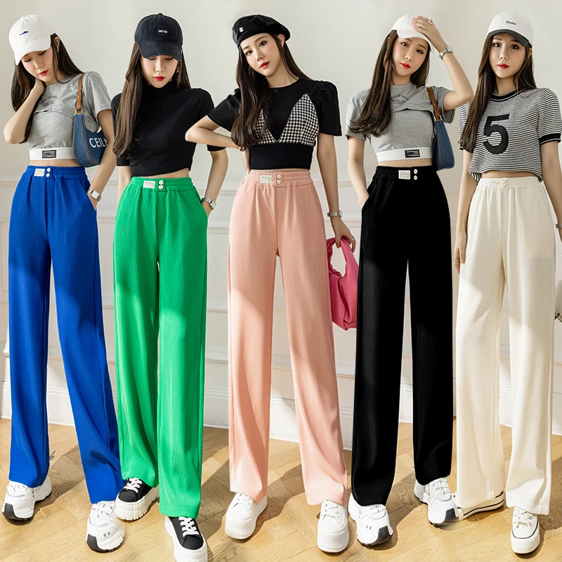 Streetwear Women Sweatpants Fashion 2022 Spring Summer Thin Color Wide-leg Pants Loose Ins Student Casual Pants Joggers
Streetwear Women Sweatpants Fashion 2022 Spring Summer Thin Color Wide-leg Pants Loose Ins Student Casual Pants Joggers