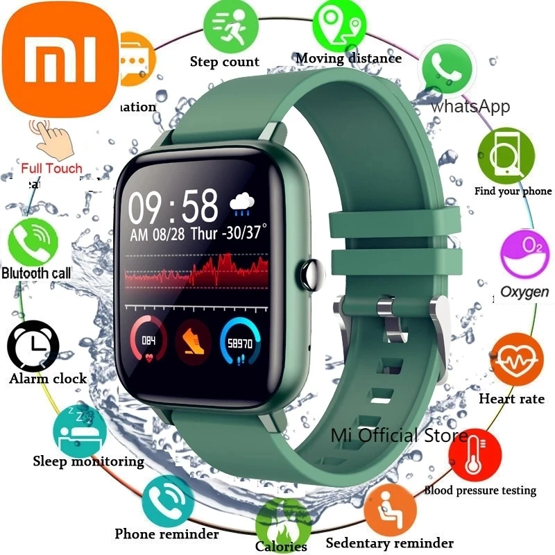 Смарт-часы Xiaomi с тонометром и фитнес-трекером, унисекс
Смарт-часы Xiaomi с тонометром и фитнес-трекером, унисекс