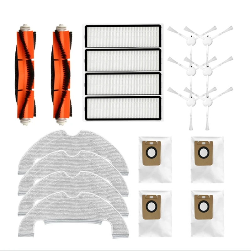Vacuum Cleaner Main Brush Side Brush Mop Cloth HEPA Filter Dust Bag Spare Parts For Dreame Bot L10 Plus / Z10 Pro / D10 PLUS
Vacuum Cleaner Main Brush Side Brush Mop Cloth HEPA Filter Dust Bag Spare Parts For Dreame Bot L10 Plus / Z10 Pro / D10 PLUS