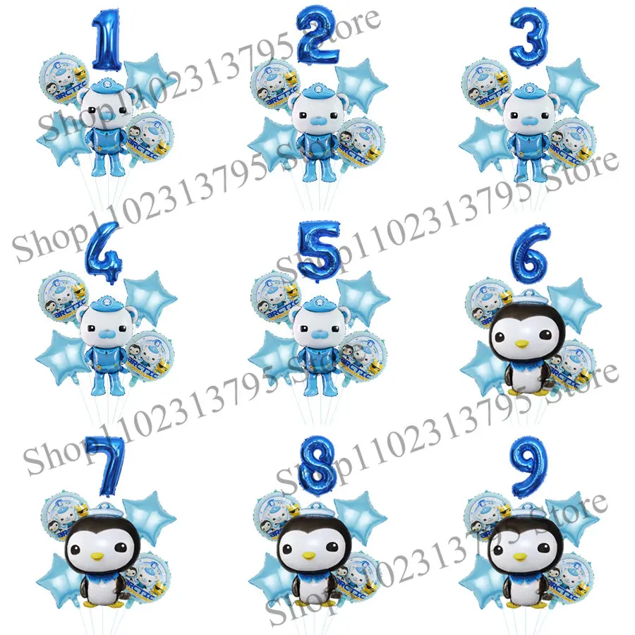 Воздушный шар Octonauts, 6 шт./комплект, голубой воздушный шар с цифрами для детей 1, 2, 3, 4, 5, 6, 7, 8, 9 лет, для детей, украшение для дня рождения
Воздушный шар Octonauts, 6 шт./комплект, голубой воздушный шар с цифрами для детей 1, 2, 3, 4, 5, 6, 7, 8, 9 лет, для детей, украшение для дня рождения