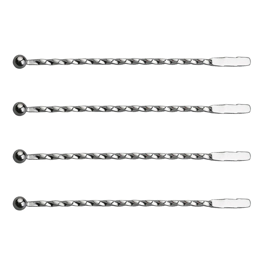 4pcs Stainless Steel Coffee Beverage Stirrers Stir Swizzle Stirrer Sticks Mixing Decorative
4pcs Stainless Steel Coffee Beverage Stirrers Stir Swizzle Stirrer Sticks Mixing Decorative