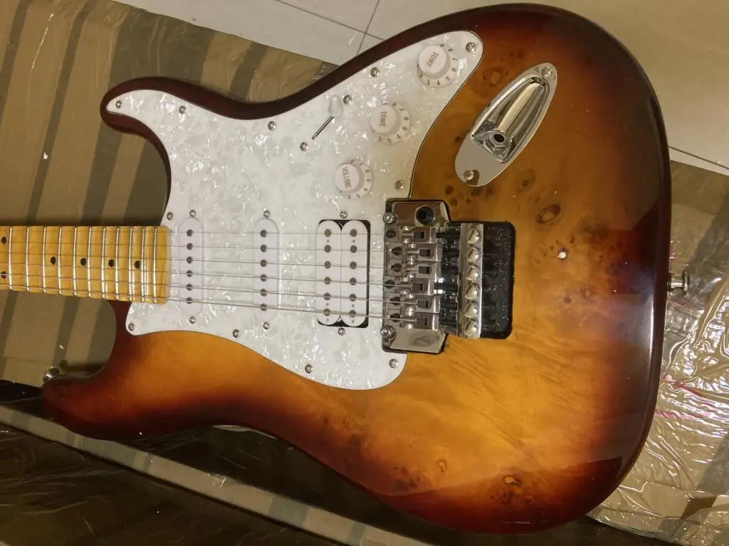 sunburt Big headstock 22 Fret Scalloped Maple Fingerboard Chrome Tremolo Floyd Rose st custom body Electric Guitar in stock E918
sunburt Big headstock 22 Fret Scalloped Maple Fingerboard Chrome Tremolo Floyd Rose st custom body Electric Guitar in stock E918