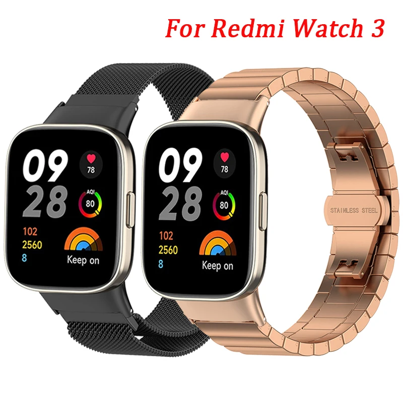 Ремешок из нержавеющей стали для смарт-часов Redmi Watch 3, металлический браслет с магнитной петлей для Xiaomi redmi Watch 3
Ремешок из нержавеющей стали для смарт-часов Redmi Watch 3, металлический браслет с магнитной петлей для Xiaomi redmi Watch 3