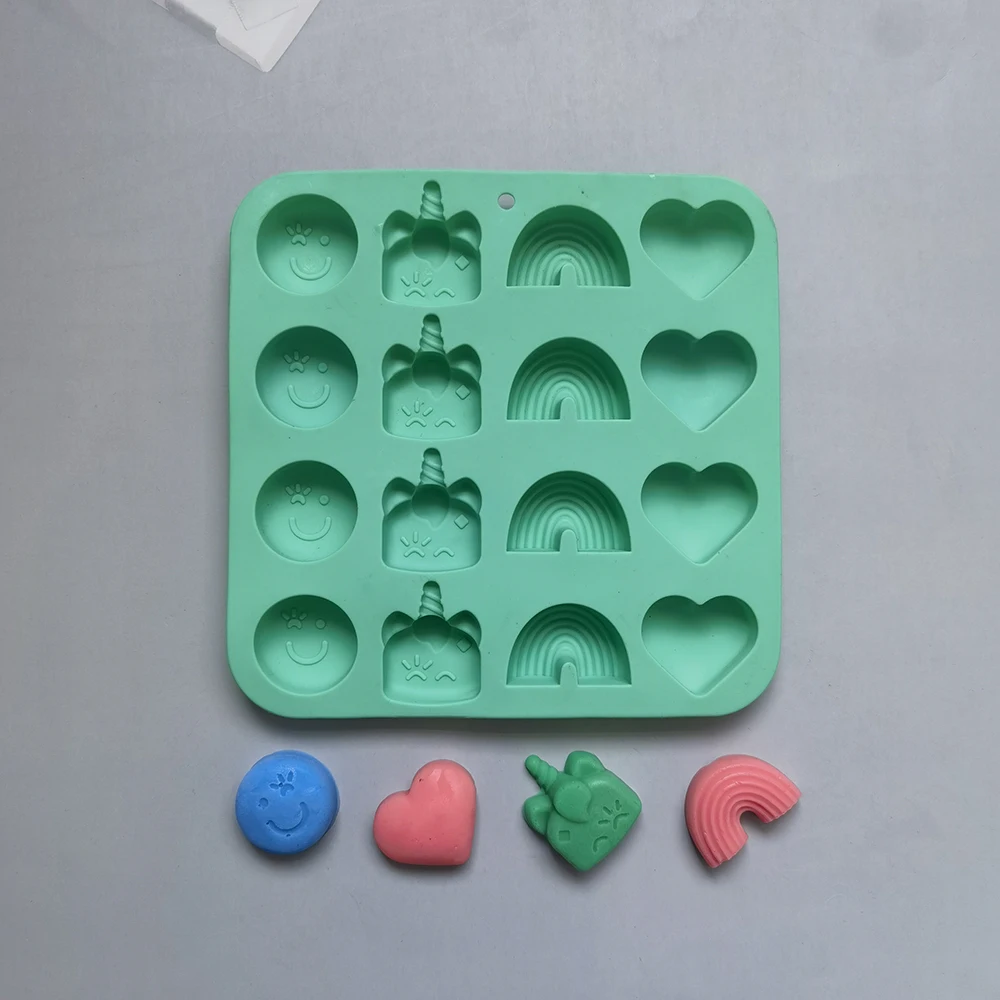 Heart-Shaped Unicorn Shape Soap Silicone Mold DIY Handmade Fondant Chocolate Mousse Cake Form Mould Resin Craft Decorating Tool
Heart-Shaped Unicorn Shape Soap Silicone Mold DIY Handmade Fondant Chocolate Mousse Cake Form Mould Resin Craft Decorating Tool