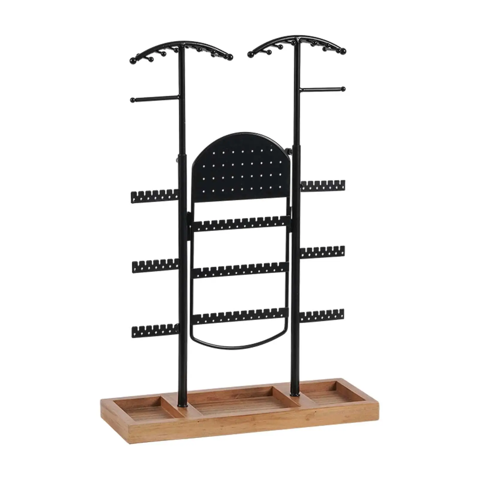 Jewelry Organizer with Base Rings Tray Earring Display Stand Ear Stud Holder
Jewelry Organizer with Base Rings Tray Earring Display Stand Ear Stud Holder