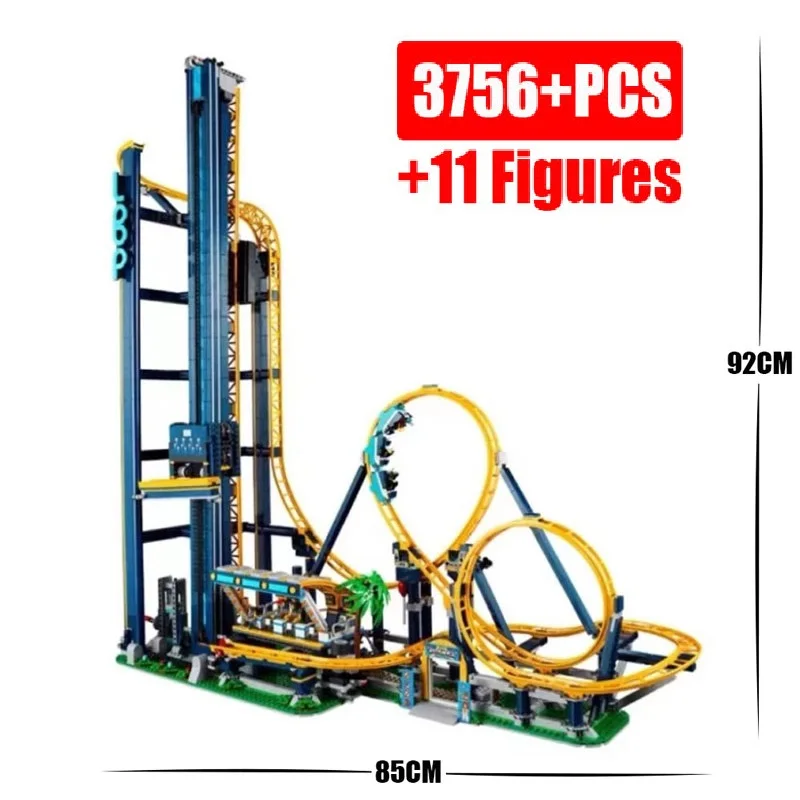 NEW Compatible 10303 Loop Roller Coaster Fairground StreetView Technical Model Building Block City Toys For Kids Christmas Gifts
NEW Compatible 10303 Loop Roller Coaster Fairground StreetView Technical Model Building Block City Toys For Kids Christmas Gifts