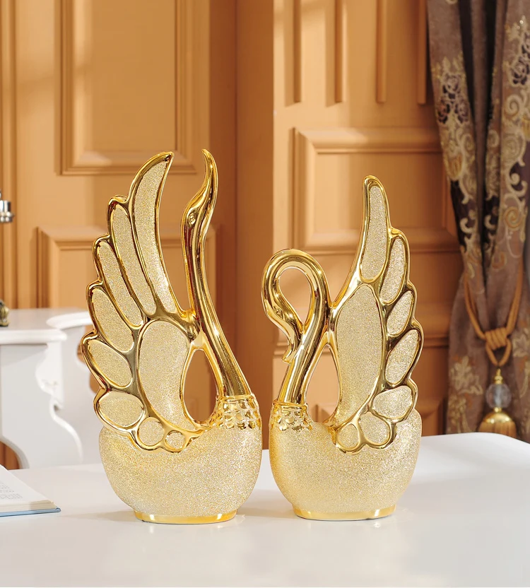 2PCS/SET Swan Lovers Home Decor Ceramic Crafts Porcelain Animal Figurines Wedding Decoration Lovers New Year Gift
2PCS/SET Swan Lovers Home Decor Ceramic Crafts Porcelain Animal Figurines Wedding Decoration Lovers New Year Gift