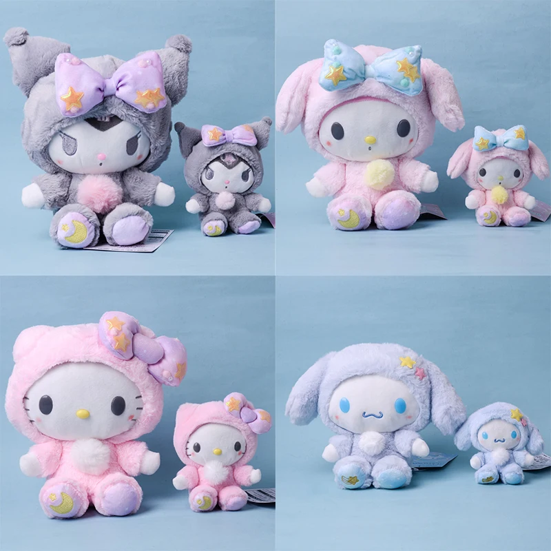Sanrio Plush Toys Doll Hello Kitty Kulomi Cinnamorol Dog Melody Jade Onpompurin Kawaii Plush Doll Bag Pendant Toy For Children
Sanrio Plush Toys Doll Hello Kitty Kulomi Cinnamorol Dog Melody Jade Onpompurin Kawaii Plush Doll Bag Pendant Toy For Children