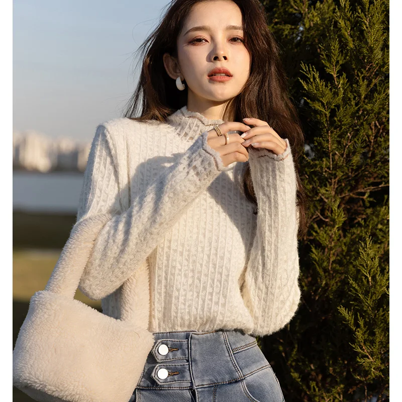 2021 Winter Sweaters For Women Long Sleeve Bottoming Knitted Clothing Solid Jumper Casual Female Pullover
2021 Winter Sweaters For Women Long Sleeve Bottoming Knitted Clothing Solid Jumper Casual Female Pullover