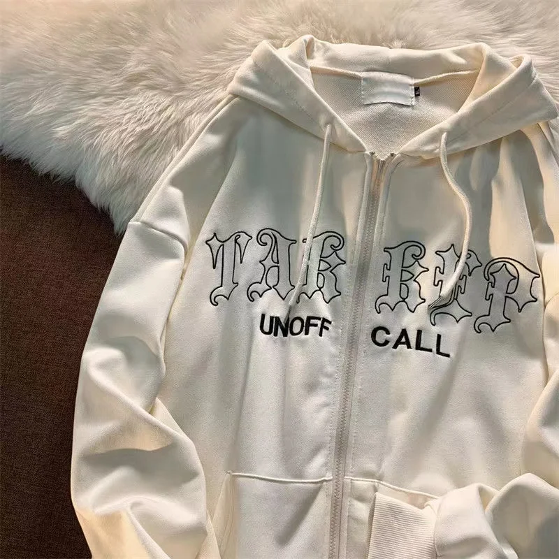cardigan hooded clothes American retro fashion loose new 2022 women's clothing Letter zipper jacket tide brand couple sports
cardigan hooded clothes American retro fashion loose new 2022 women's clothing Letter zipper jacket tide brand couple sports