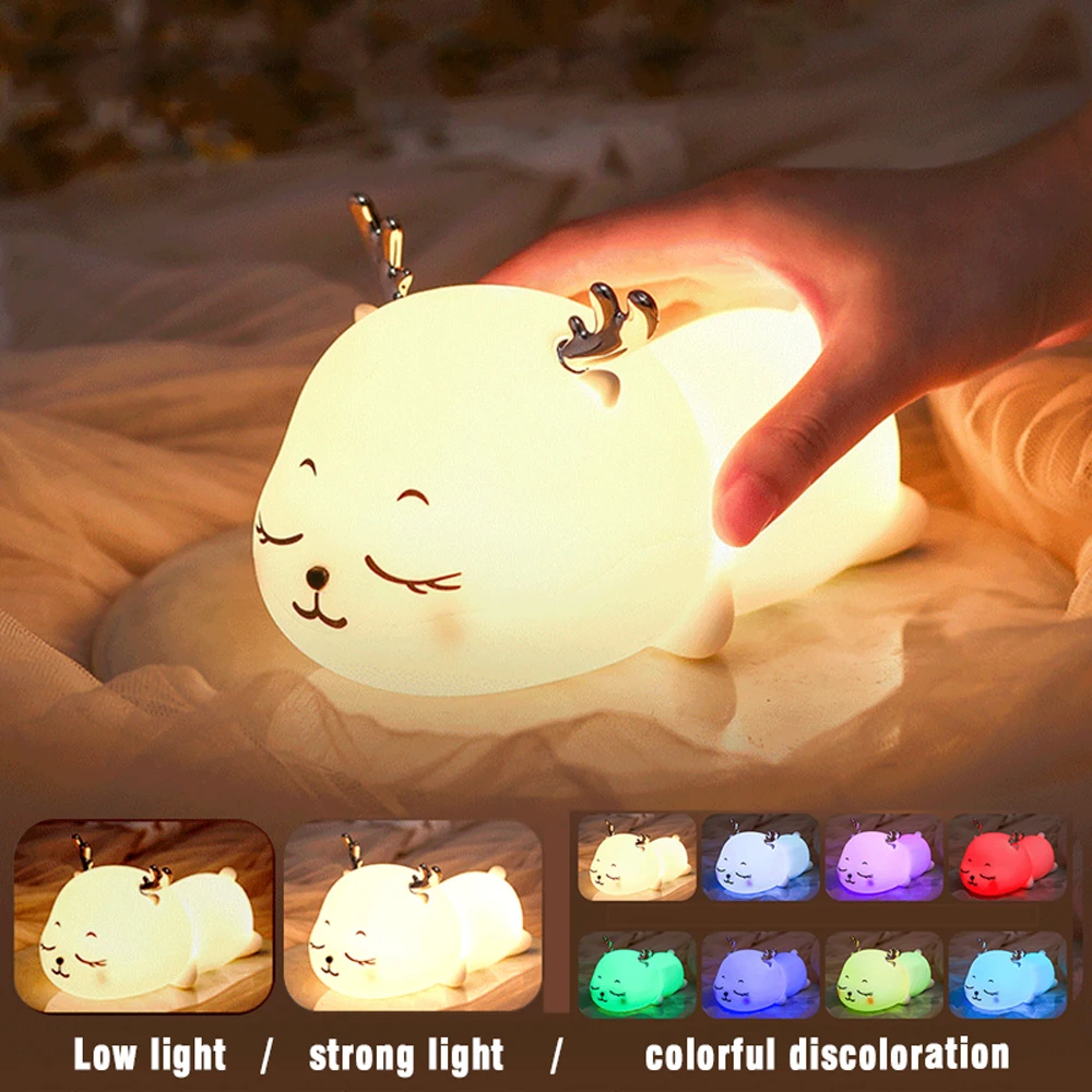 Smart cute pat light home bedside children eye protection light USB rechargeable silicone atmosphere light night light gift
Smart cute pat light home bedside children eye protection light USB rechargeable silicone atmosphere light night light gift