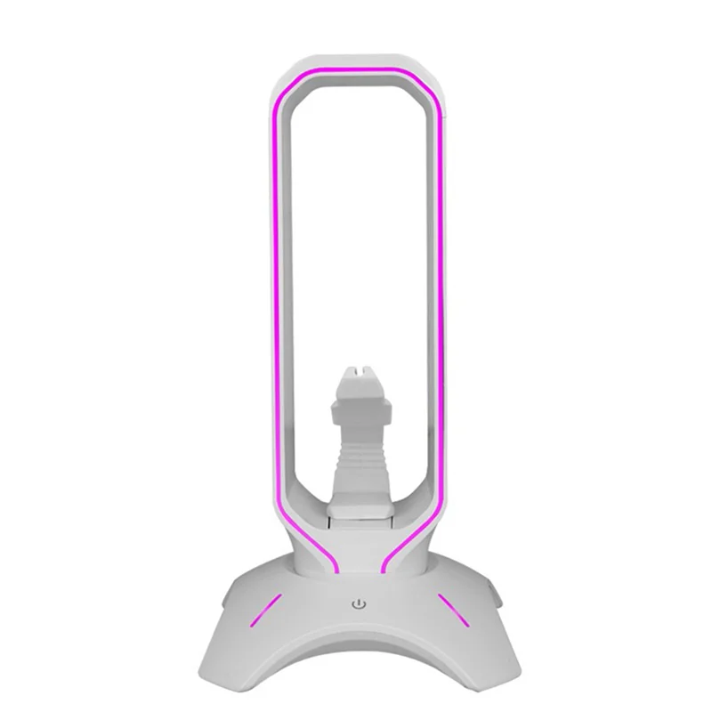 RGB Headphones Stand Over-Ear Headset Holder Desktop Display Shelf with 2 USB Ports Gaming PC Accessories Desk(White)
RGB Headphones Stand Over-Ear Headset Holder Desktop Display Shelf with 2 USB Ports Gaming PC Accessories Desk(White)