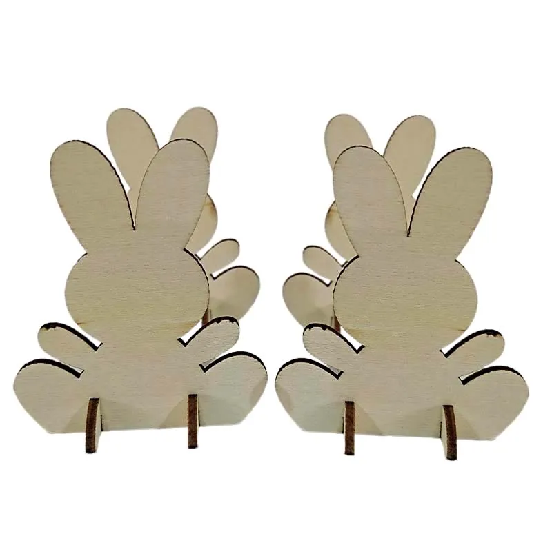 10/4Pcs Unfinished Blank Bunny Wood Tag 3D Diy Wooden Ornaments for DIY Craft Making Home Decor Craft Bunny Easter Decoration
10/4Pcs Unfinished Blank Bunny Wood Tag 3D Diy Wooden Ornaments for DIY Craft Making Home Decor Craft Bunny Easter Decoration