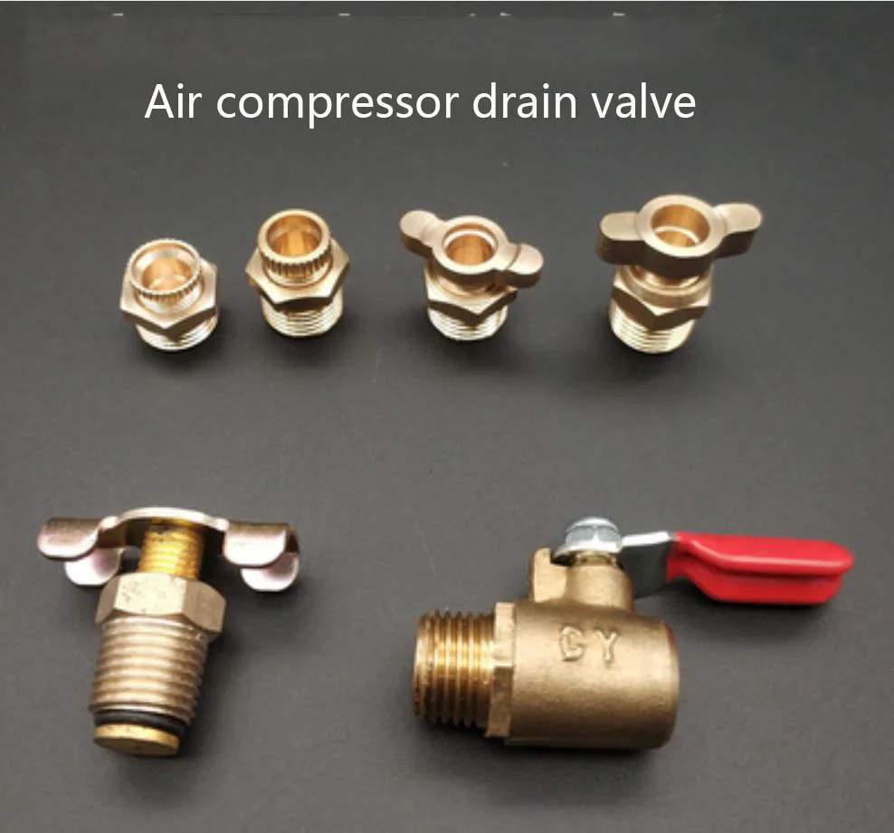 Air Compressor Copper Drain Valve Drain Plug Air Pump Accessories Silent Air Compressor 1/4 " Drain Valve Drain Screw 1pc
Air Compressor Copper Drain Valve Drain Plug Air Pump Accessories Silent Air Compressor 1/4 " Drain Valve Drain Screw 1pc