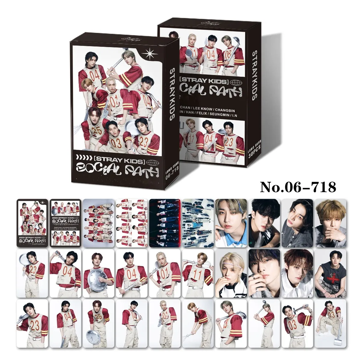 30pcs/Set NEW KPOP STRAY KIDS Social Path Lomo Card High Quality HD Double Side Print Photo Cards HAN FELIX Fans Collection Gift
30pcs/Set NEW KPOP STRAY KIDS Social Path Lomo Card High Quality HD Double Side Print Photo Cards HAN FELIX Fans Collection Gift