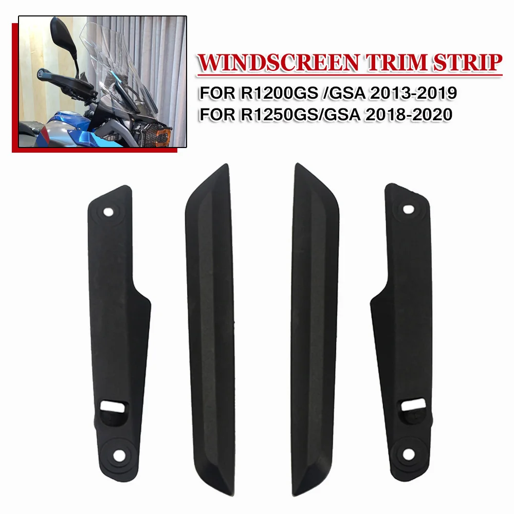 

Motorcycle Windshield Windscreen Trim Strip For BMW R1250GS R1200GS Adventure 2013-2020 2021 R 1200 1250 GS ADV R1250 R1200 GSA