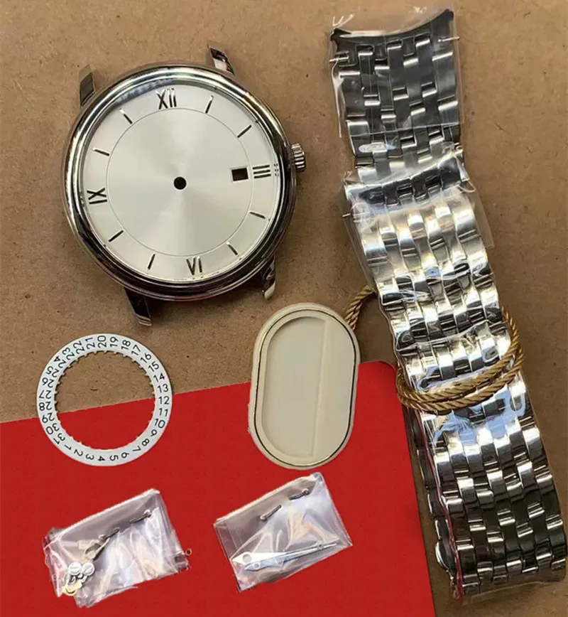 39.5mm Assembly Watch Accessories Case Roman Calendar Dial for 2824 2892 Movement Stainless Steel Starp Sapphire Mechanical Case
39.5mm Assembly Watch Accessories Case Roman Calendar Dial for 2824 2892 Movement Stainless Steel Starp Sapphire Mechanical Case