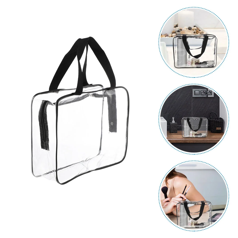 Waterproof Toiletry Bag Cosmetics Container Large Home PVC Wash Travel Zipper Makeup Portable Skin Care Supplies Storage Clear
Waterproof Toiletry Bag Cosmetics Container Large Home PVC Wash Travel Zipper Makeup Portable Skin Care Supplies Storage Clear