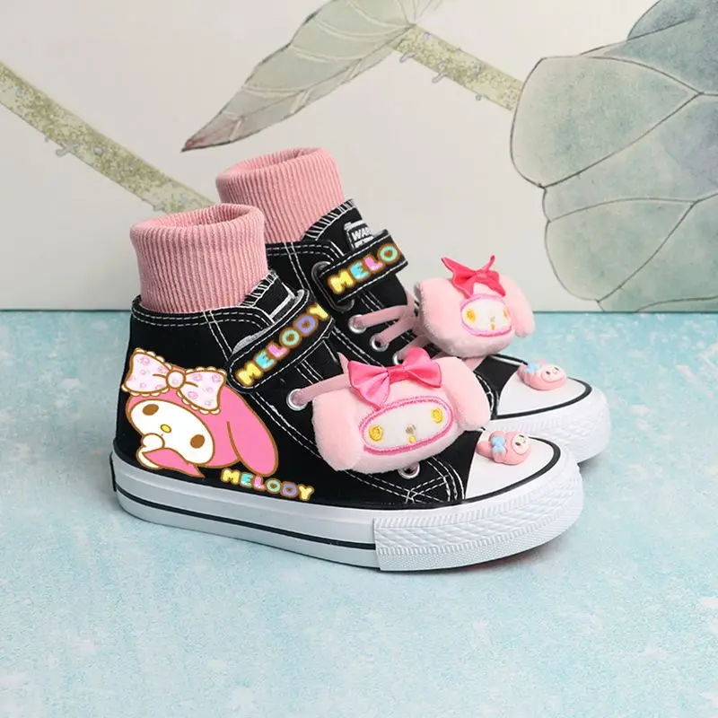 Sanrio Kawaii My Melody Kuromi, милая обувь для девочек, милая мультяшная аниме-фигурка, детские подарки, игрушки
Sanrio Kawaii My Melody Kuromi, милая обувь для девочек, милая мультяшная аниме-фигурка, детские подарки, игрушки