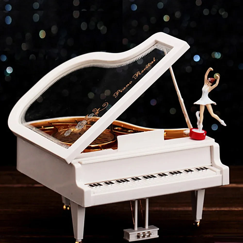 New Romantic Classic Piano Model Music Box Dancing Ballerina Hand Crank Musical Boxes Birthday Wedding Love Gift Home Decoration
New Romantic Classic Piano Model Music Box Dancing Ballerina Hand Crank Musical Boxes Birthday Wedding Love Gift Home Decoration
