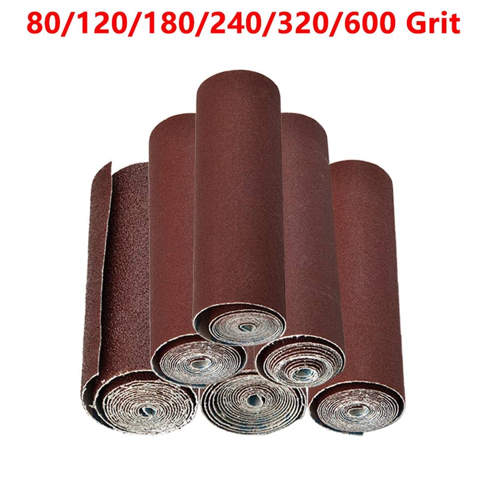 6pcs 1 Meter Emery Cloth Roll 80-600 Grit Polishing Sandpaper For Woodcarving Root Carving Core Carving Power Tools Accessories
6pcs 1 Meter Emery Cloth Roll 80-600 Grit Polishing Sandpaper For Woodcarving Root Carving Core Carving Power Tools Accessories
