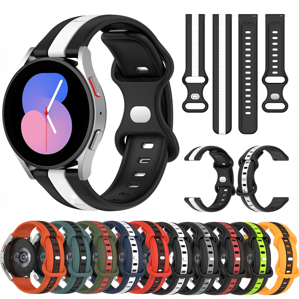 20mm 22mm Silicone Band for Samsung Galaxy Watch 5/4/3/Gear S3/Active 2/Huawei Watch 3/GT 2 Pro Sports Bracelet Amazfit GTR/GTS
20mm 22mm Silicone Band for Samsung Galaxy Watch 5/4/3/Gear S3/Active 2/Huawei Watch 3/GT 2 Pro Sports Bracelet Amazfit GTR/GTS