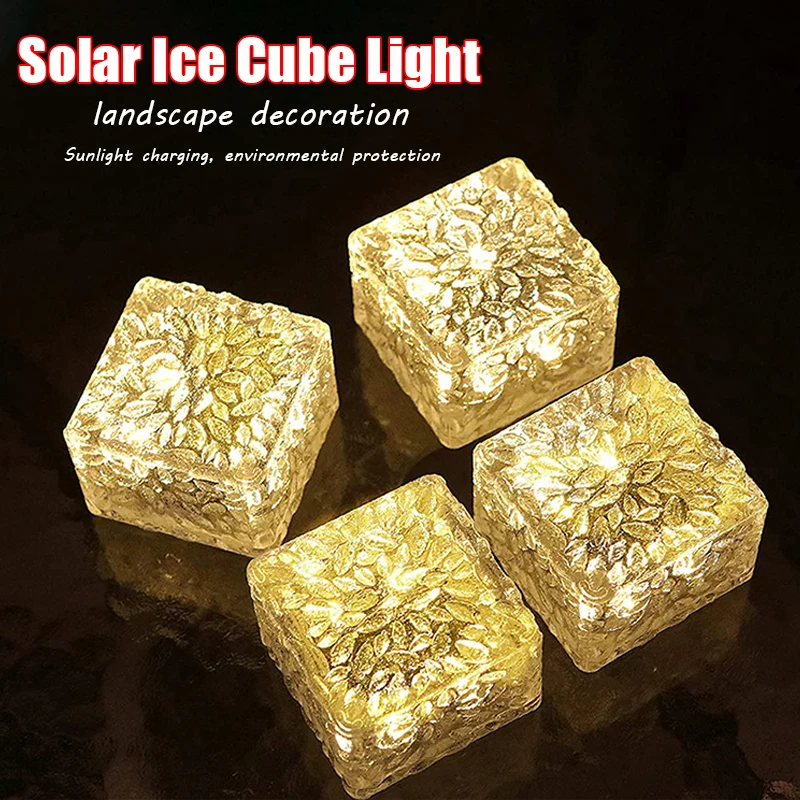 Outdoor Solar Lights Waterproof Ice Cube Lights Garden Road Landscape Lighting Christmas Wedding Scene Garden Patio Decoration.
Outdoor Solar Lights Waterproof Ice Cube Lights Garden Road Landscape Lighting Christmas Wedding Scene Garden Patio Decoration.