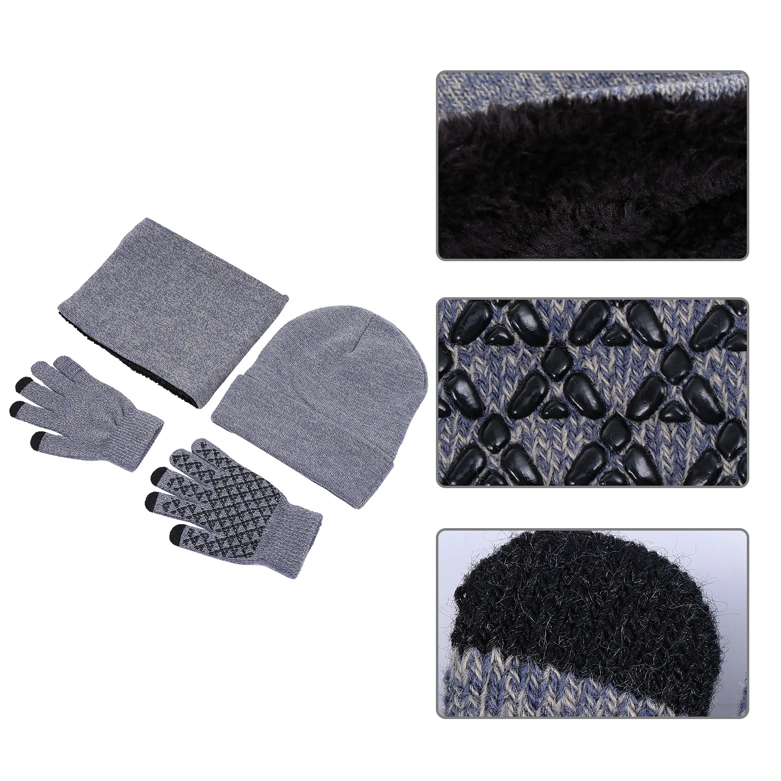 Hat Three Piece Set Windproof Scarf Warm Gloves Clothing Knitted Costume Supply Yarn
Hat Three Piece Set Windproof Scarf Warm Gloves Clothing Knitted Costume Supply Yarn