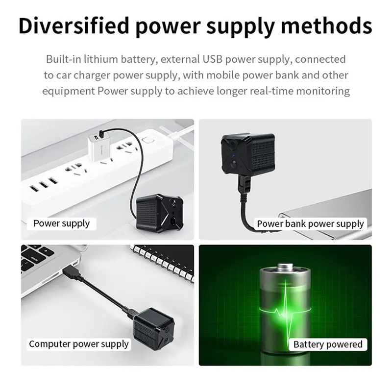 Surveillance Camera Human Body Detection Non-light Webcam Motion Detection Night Camera Sports Camera Home Security X9
Surveillance Camera Human Body Detection Non-light Webcam Motion Detection Night Camera Sports Camera Home Security X9