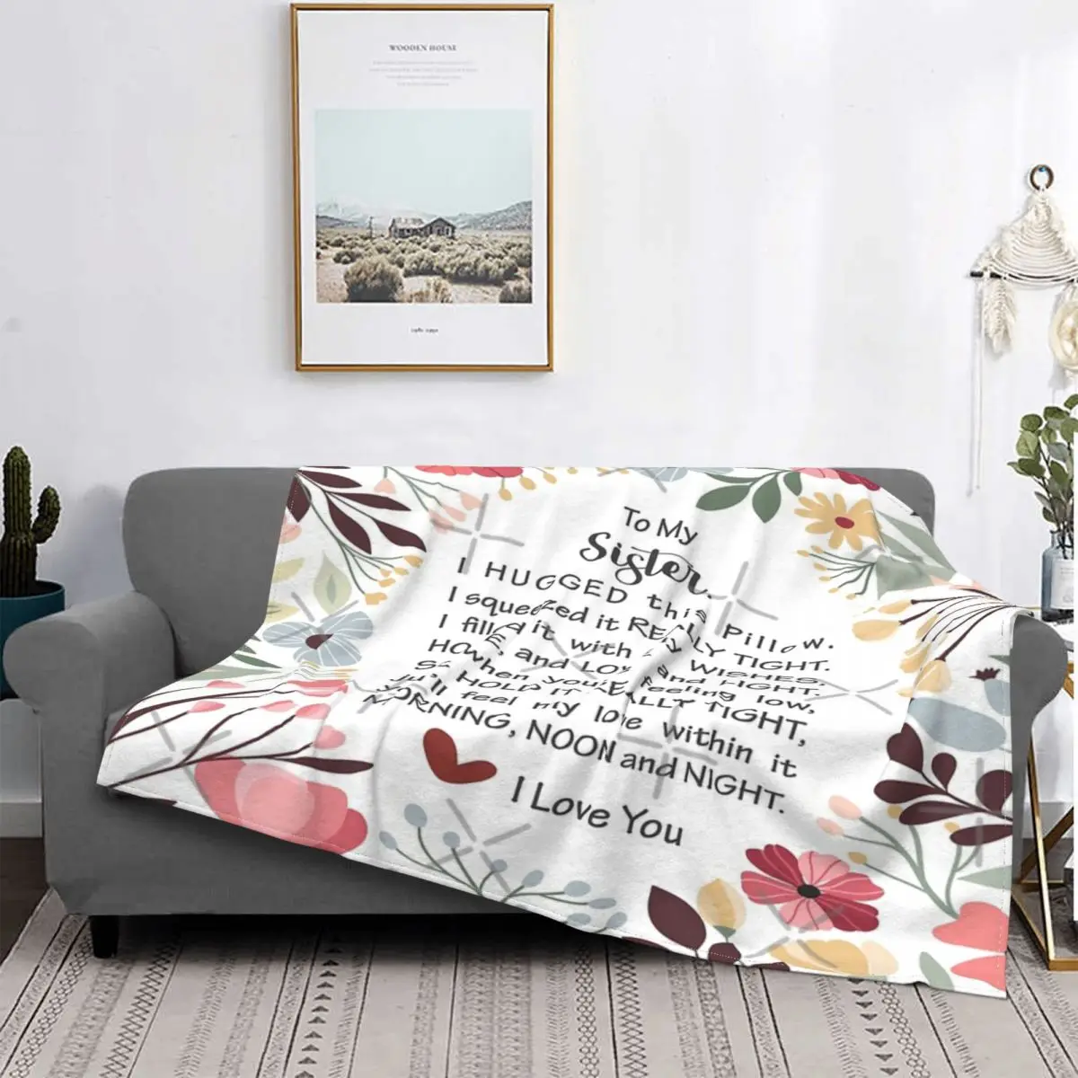 Sister Pillow - Floral Sister Blanket Bedspread On The Bed Kawaii Bedspreads Sofa Bed Throw Blanket
Sister Pillow - Floral Sister Blanket Bedspread On The Bed Kawaii Bedspreads Sofa Bed Throw Blanket