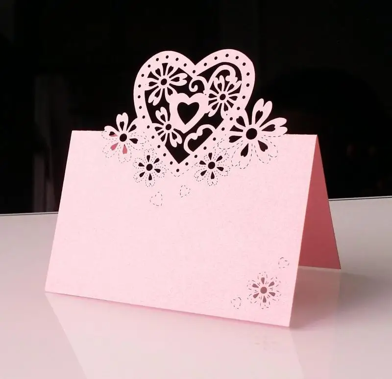 Wedding Decor Message Setting Card Heart Shape Laser Cut Seat Card 50pcs Wedding Name Cards Table Decoration For Wedding Party
Wedding Decor Message Setting Card Heart Shape Laser Cut Seat Card 50pcs Wedding Name Cards Table Decoration For Wedding Party