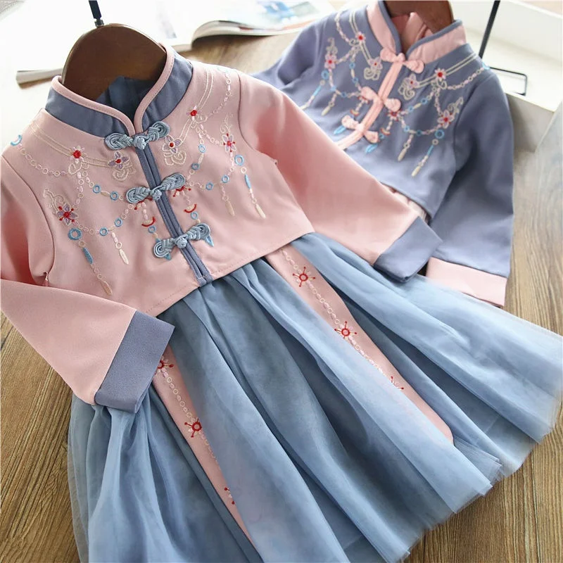 Baby Girl Dress Autumn New Chinese Style Embroidery Princess Party Birthday Dresses Toddler Girl Christmas Outfits Kids Clothes
Baby Girl Dress Autumn New Chinese Style Embroidery Princess Party Birthday Dresses Toddler Girl Christmas Outfits Kids Clothes