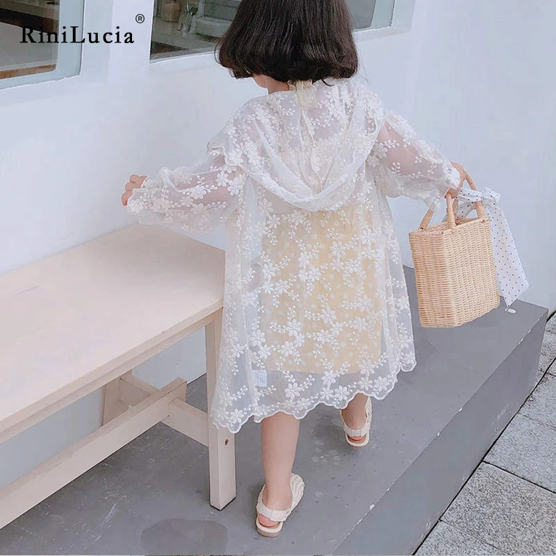 RiniLucia Children Clothes Girl Long Sleeve Floral Lace Hooded Thin Coat Korean Style Fashion Clothing For Girls 2022 Summer
RiniLucia Children Clothes Girl Long Sleeve Floral Lace Hooded Thin Coat Korean Style Fashion Clothing For Girls 2022 Summer