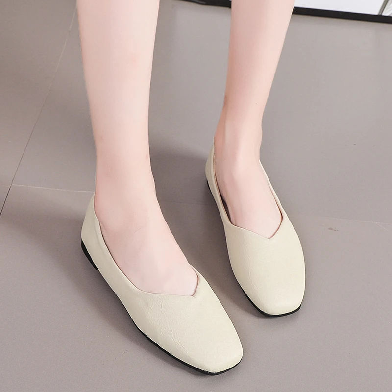 Shoes for Women 2023 High Quality Slip-on Women's Flats Summer Bean Flat Shoes Solid Square Toe Soft Bottom Shoes Ladies Zapatos
Shoes for Women 2023 High Quality Slip-on Women's Flats Summer Bean Flat Shoes Solid Square Toe Soft Bottom Shoes Ladies Zapatos