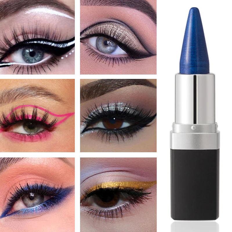 Colorful Pearlescent Eyeliner Waterproof Long Lasting Dry Fast Easy to Wear Eyeliner Makeup Women Eyes Shadow Contour Cosmetics
Colorful Pearlescent Eyeliner Waterproof Long Lasting Dry Fast Easy to Wear Eyeliner Makeup Women Eyes Shadow Contour Cosmetics