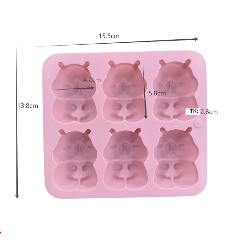 Силиконовая форма Capybara для торта
Силиконовая форма Capybara для торта