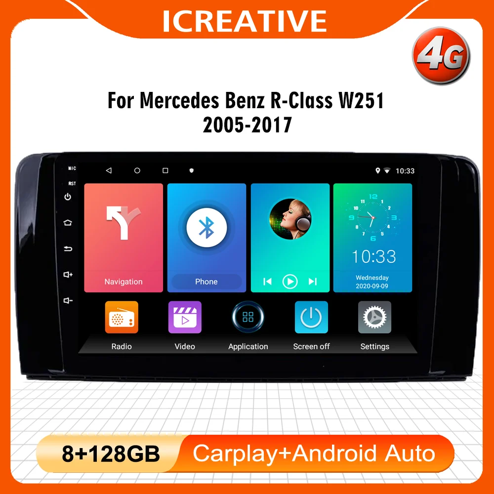 2 Din 9" Car Multimedia Player Android GPS Autoradio For Mercedes Benz R Class W251 R280 R300 R320 R350 R63 2005-2017 Head Unit
2 Din 9" Car Multimedia Player Android GPS Autoradio For Mercedes Benz R Class W251 R280 R300 R320 R350 R63 2005-2017 Head Unit