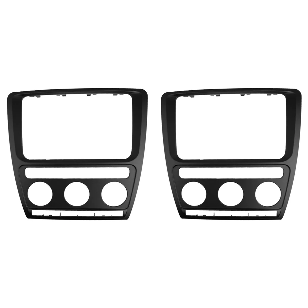 2 шт., рамка для автомобильной радиопанели, для Skoda Octavia (автоматический Aircon) 04-09 
2 шт., рамка для автомобильной радиопанели, для Skoda Octavia (автоматический Aircon) 04-09
