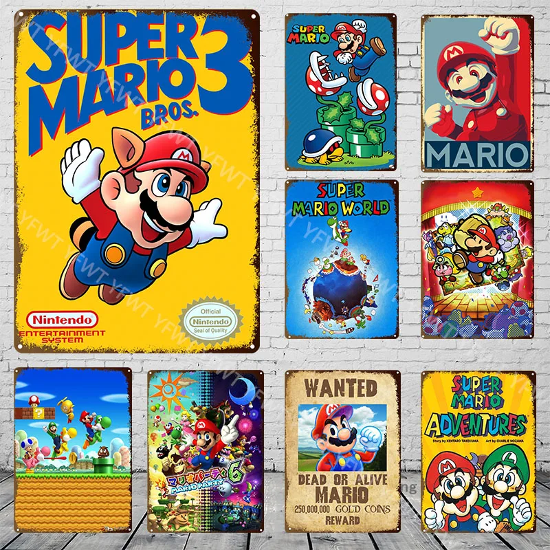 Игровой постер Marioing, милые настенные знаки, Декор, металлический винтажный жестяной знак, винтажные металлические таблички, пещера, бар, гар...
Игровой постер Marioing, милые настенные знаки, Декор, металлический винтажный жестяной знак, винтажные металлические таблички, пещера, бар, гар...