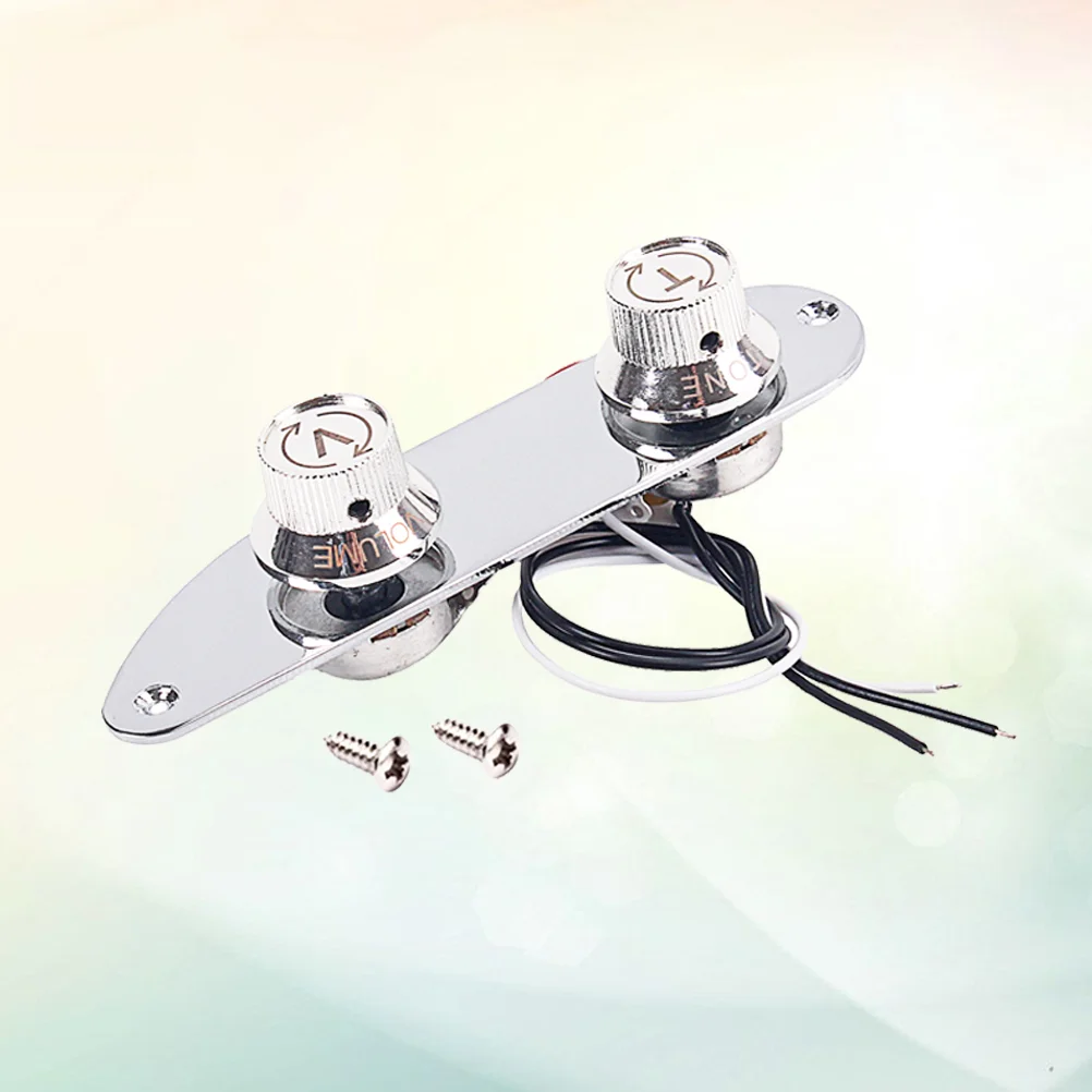 GE217 Wired Loaded Prewired Control Plate Harness Switch Knobs for TL Guitar Parts (Silver) 
GE217 Wired Loaded Prewired Control Plate Harness Switch Knobs for TL Guitar Parts (Silver)