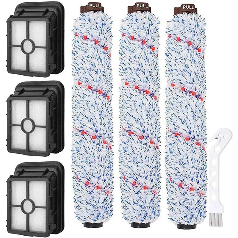 3 комплекта запасных частей для Bissell Crosswave 1866 кисть для ковра/многоповерхностная кисть/вакуумные фильтры
3 комплекта запасных частей для Bissell Crosswave 1866 кисть для ковра/многоповерхностная кисть/вакуумные фильтры