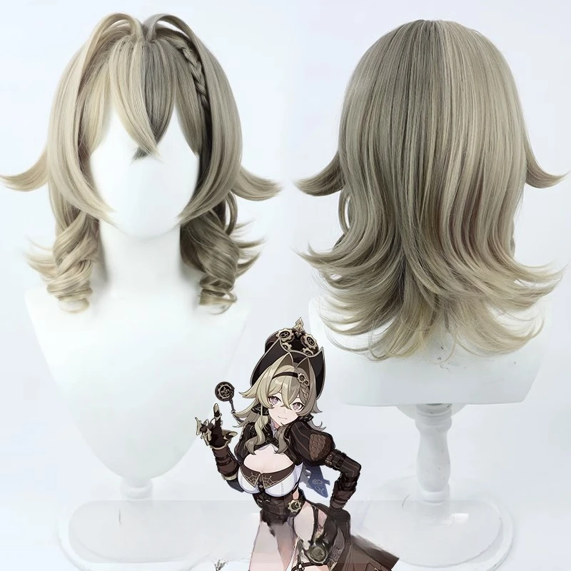 Honkai Impact 3 3rd Cosplay VILL-V Wig Short Curly Hair Braided Linen Mixed Colors Adult Game Role Play Headwear
Honkai Impact 3 3rd Cosplay VILL-V Wig Short Curly Hair Braided Linen Mixed Colors Adult Game Role Play Headwear