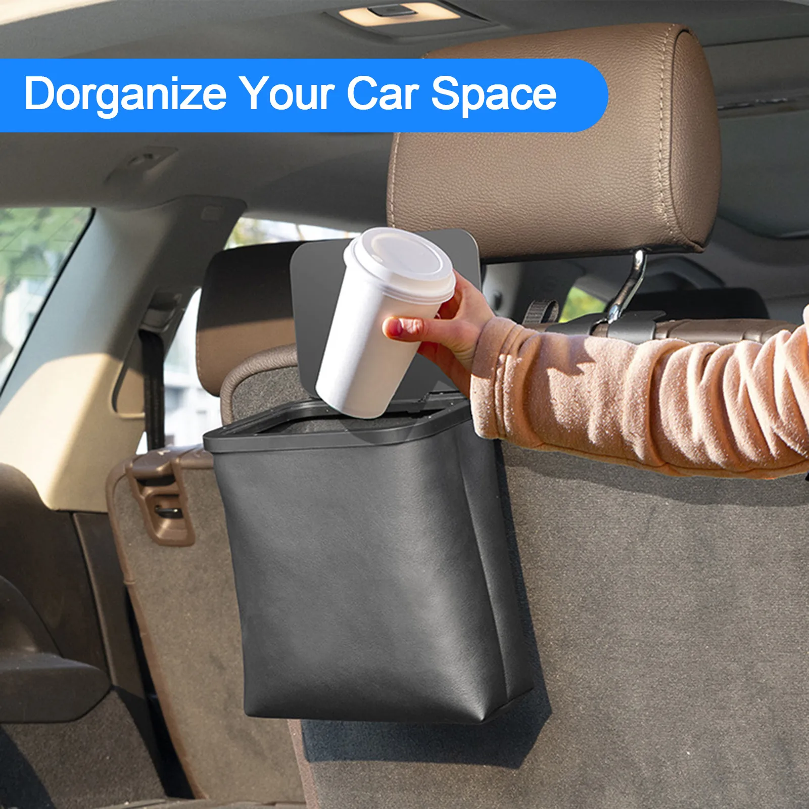 Portable Car Garbage Bag Collapsible Car Trash Bin Organizer With Lid Vehicle Trash Can Garbage Can For Storage Trash
Portable Car Garbage Bag Collapsible Car Trash Bin Organizer With Lid Vehicle Trash Can Garbage Can For Storage Trash