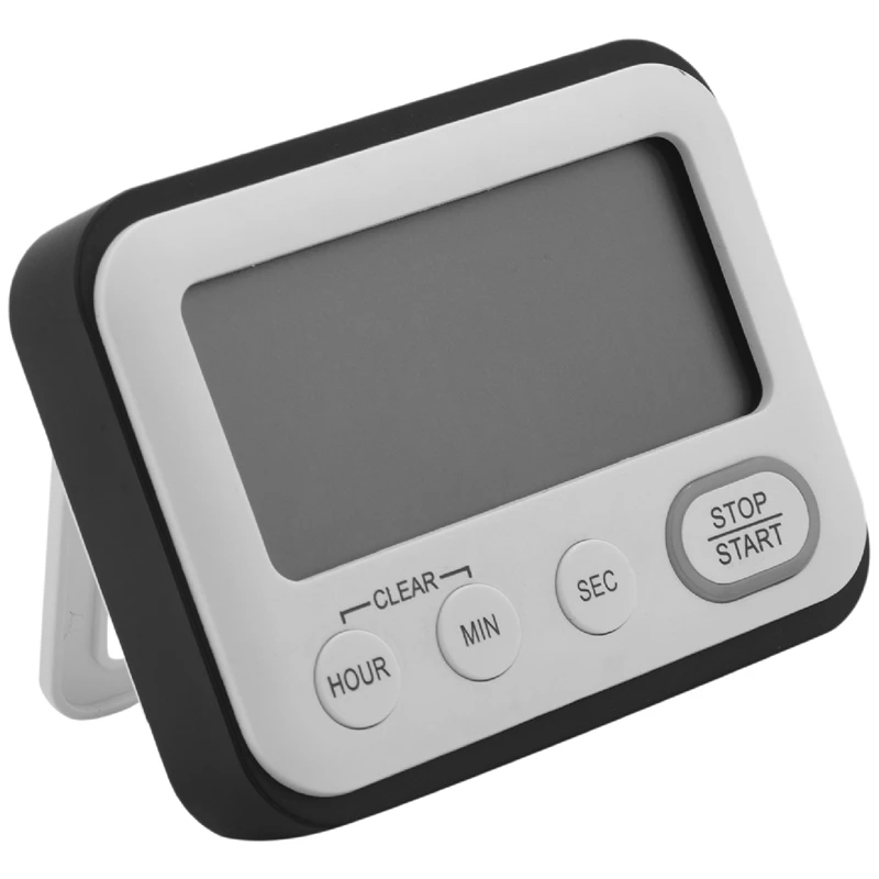 

Цифровой кухонный таймер обратного отсчета: Учебный счетчик для учителей большой ЖК-дисплей громкий магнитный зажим для детей простые часы мини маленький секундомер