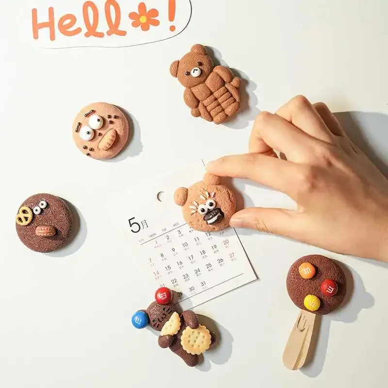 Chocolate Bear Cookies Refrigerator Magnet Household Appliances Whiteboard Sticker Photo Message Board Funny Stickers Home Decor
Chocolate Bear Cookies Refrigerator Magnet Household Appliances Whiteboard Sticker Photo Message Board Funny Stickers Home Decor